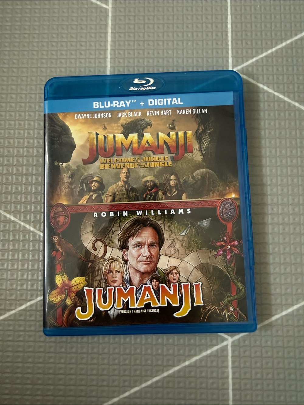 Sony Blu-ray Jumanji Movie Case - Blue